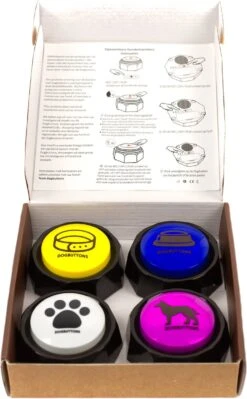 Dogbuttons® – PETIFY PREMIUM Praatknoppen –4 Stuks - Praatknop – Hond – Opneembare Knoppen – Hond Praten – Hondentraining – Praatknoppen – Dog Button – Hondenknop – Huisdier – Honden Speelgoed Intelligentie – Praten Met Hond – Laat Uw Hond Spreken! 15 Dogbuttons® – PETIFY PREMIUM Praatknoppen –4 Stuks - Praatknop – Hond – Opneembare Knoppen – Hond Praten – Hondentraining – Praatknoppen – Dog Button – Hondenknop – Huisdier – Honden Speelgoed Intelligentie – Praten Met Hond – Laat Uw Hond Spreken! -Hondenspeelgoed Winkel 742x1200 1