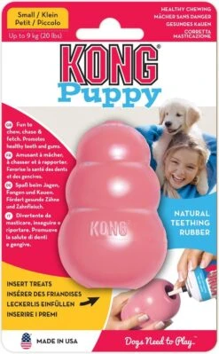 Kong Puppy - Kauwbot Hondenspeelgoed Small - Kauwbot - 85mm X 42mm - Groen/Wit -Hondenspeelgoed Winkel 742x1200 3