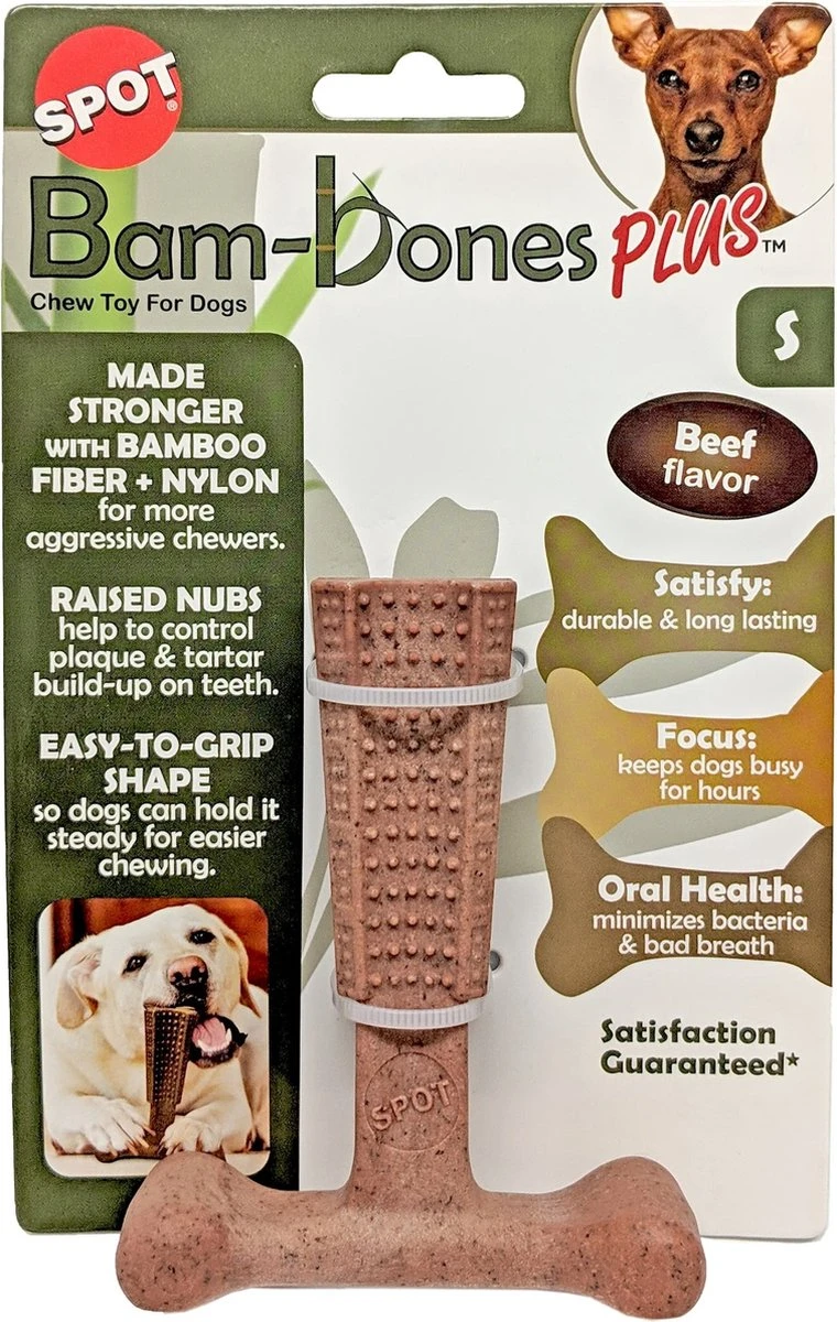Spot Bam-Bones Plus Easy Grip - Veilig Kauwbot Voor Honden - Speciaal Voor Sterke Kauwers - Verzorgt Het Gebit Van De Hond - Rund Of Kip - S/M/L - Maat: Large, Smaak: Kip 6 Spot Bam-Bones Plus Easy Grip - Veilig Kauwbot Voor Honden - Speciaal Voor Sterke Kauwers - Verzorgt Het Gebit Van De Hond - Rund Of Kip - S/M/L - Maat: Large, Smaak: Kip - Afbeelding 4