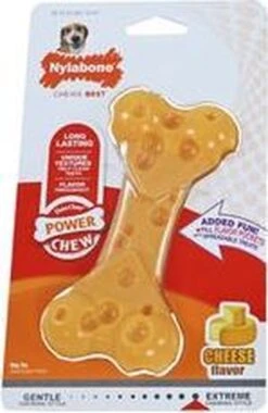 Nylabone Durable Cheese Bone - M 27 Nylabone Durable Cheese Bone - M -Hondenspeelgoed Winkel 780x1200