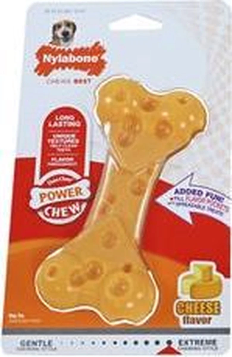 Nylabone Durable Cheese Bone - M 15 Nylabone Durable Cheese Bone - M - Afbeelding 13