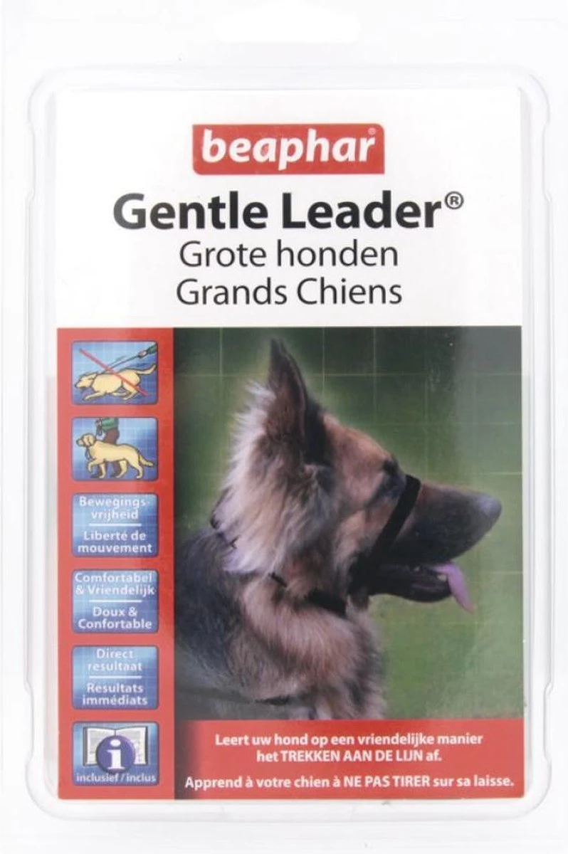 Beaphar Gentle Leader - Zwart - 54 Cm - Grote Honden 6 Beaphar Gentle Leader - Zwart - 54 Cm - Grote Honden - Afbeelding 4