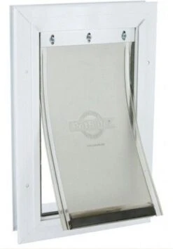 Staywell 620 Hondenluik - Aluminium - Wit -Hondenspeelgoed Winkel 838x1200 2