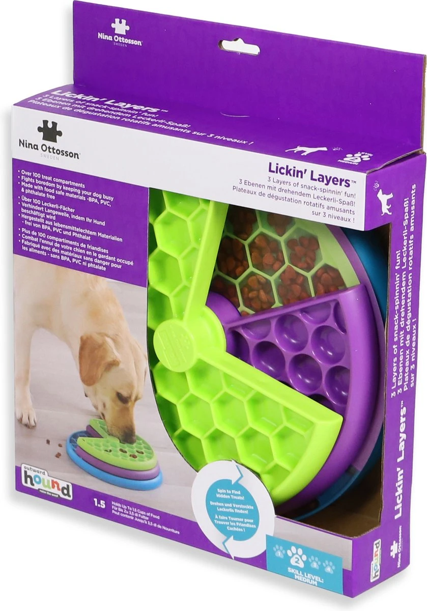 Nina Ottosson Lickin'layers Likmat 26x26x6,35 Cm 3 Nina Ottosson Lickin'layers Likmat 26x26x6,35 Cm