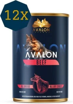 Hondenspeelgoed Winkel 21 Avalon Petfood Dog Beef - Hondenvoer - 12 X 410g