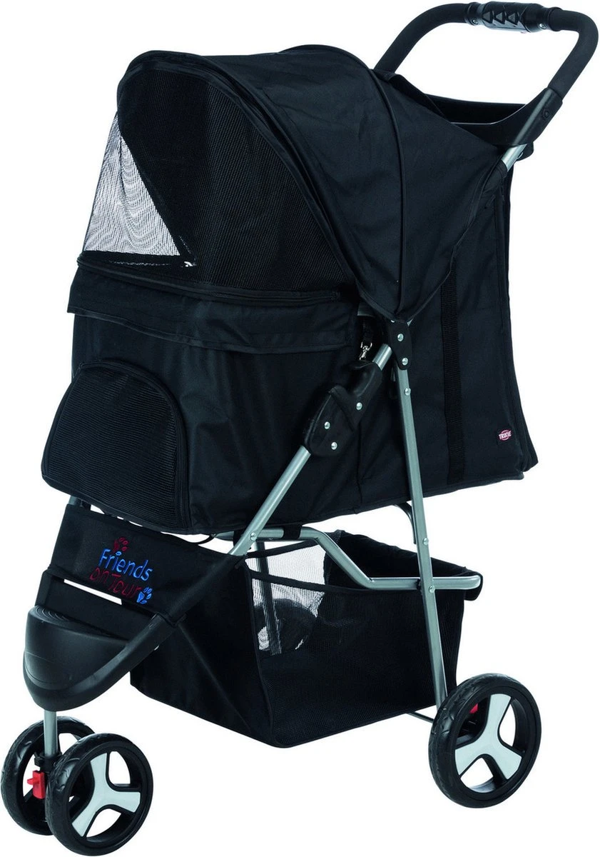Trixie Hondenbuggy Zwart 80x47x100 Cm | Dierenmand 3 Trixie Hondenbuggy Zwart 80x47x100 Cm | Dierenmand