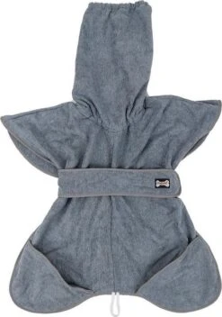 Super Absorberende Honden Badjas Grijs Maat L -Hondenspeelgoed Winkel 842x1200