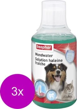 Beaphar Mondwater Hond/Kat - Gebitsverzorging - 3 X 250 Ml -Hondenspeelgoed Winkel 850x1200 3