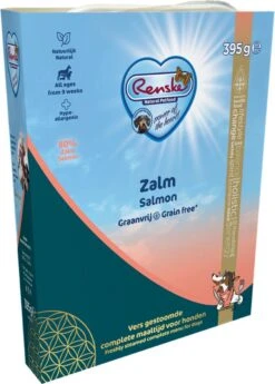 Renske Vers Vlees Zalm Graanvrij - Hondenvoer - 10 X 395 Gr -Hondenspeelgoed Winkel 860x1200