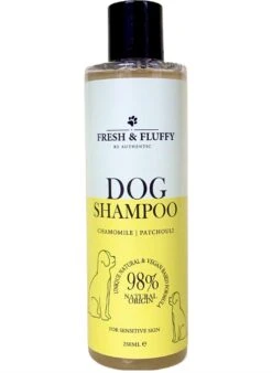 Fresh & Fluffy - Hondenshampoo Kamille / Patchouli - Geschikt Voor Alle Hondenrassen - Natuurlijk & Vegan Voor De Gevoelige Huid - 250ml