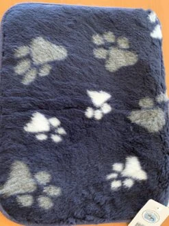 Lovely Nights Vetbed/kleed Blue With 2 Color Print Paw Met Bies 120x75 Rechthoek -Hondenspeelgoed Winkel 899x1200 11