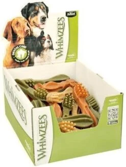 Whimzees Tandenborstel Hondensnack - 6,5 Cm - 48 Stuks -Hondenspeelgoed Winkel 906x1200