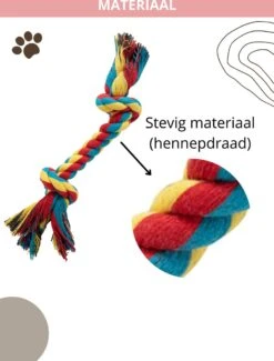 Speeltouw Hond - 3 Stuks - Speelgoed Hond - Flostouw - Hondenspeelgoed - Puppy - Trektouw -Hondenspeelgoed Winkel 912x1200 3