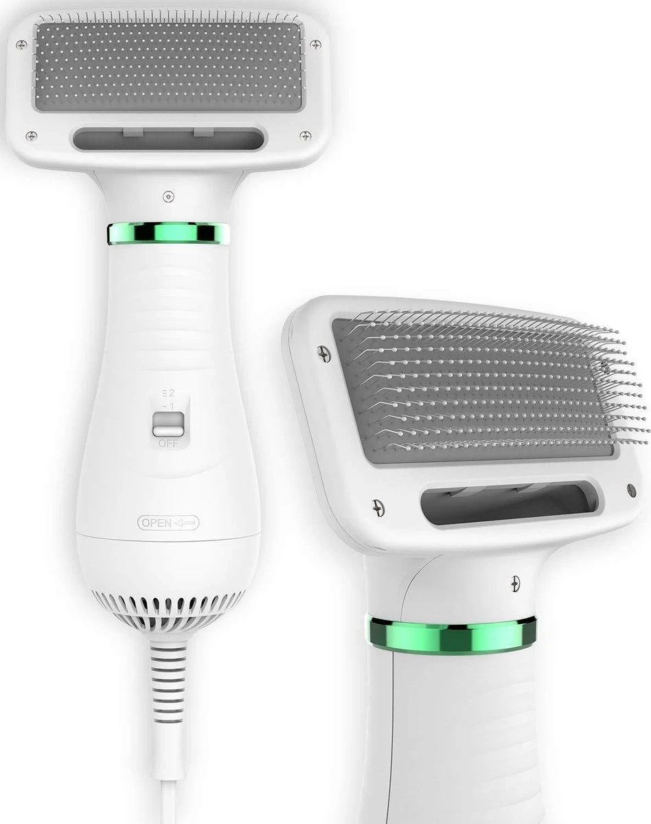 Merkloos HondenFöhn En Borstel - RVS Borstel - Huisdieren - 2 In 1 Hondenföhn 5 Merkloos HondenFöhn En Borstel - RVS Borstel - Huisdieren - 2 In 1 Hondenföhn - Afbeelding 3