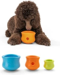 West Paw Toppl Zogoflex - Uitdagend En Sterk Speelgoed Voor Honden - Slowfeeder - Vulbaar Met Voer Of Snacks - Kleur: Groen, Maat: Large -Hondenspeelgoed Winkel 966x1200 2