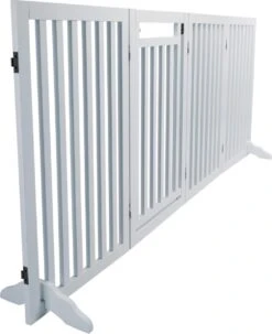 Trixie Hondenhek Met Deur Wit - 60-160 X 81 CM -Hondenspeelgoed Winkel 978x1200 2