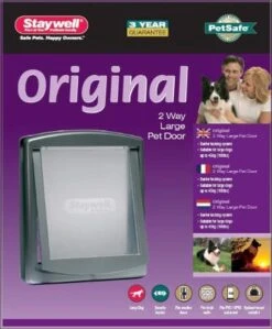 Staywell 777 Hondenluik - Large - Zilver/Tranparant -Hondenspeelgoed Winkel 991x1200 1